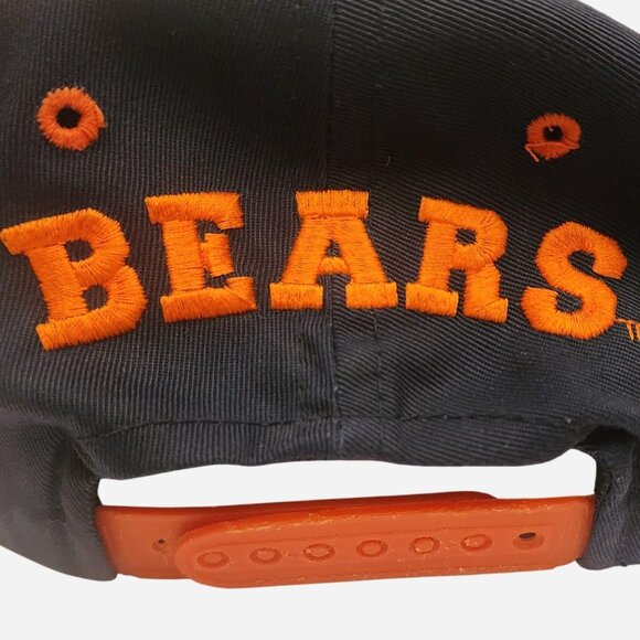 1990 Chicago Bears navy and orange vintage baseball hat - Picture 5 of 5